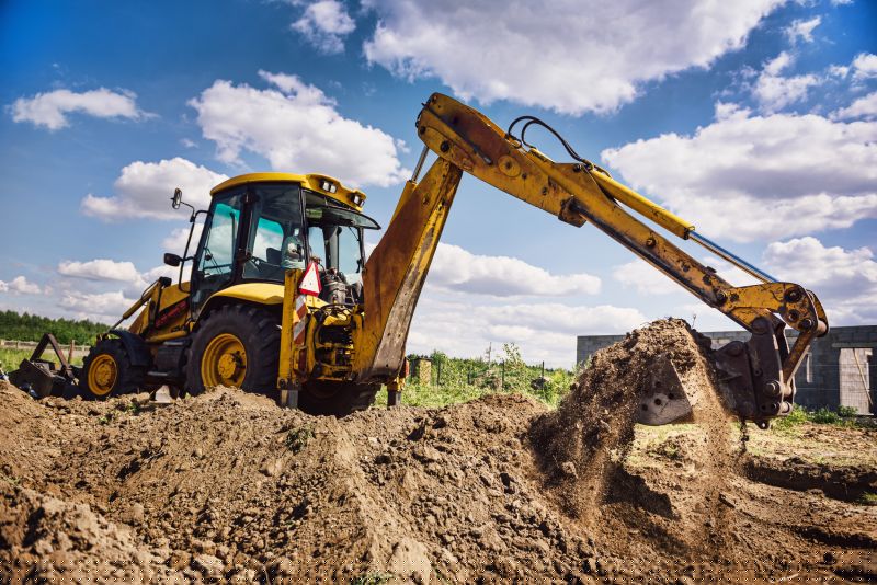Backhoe Trenching