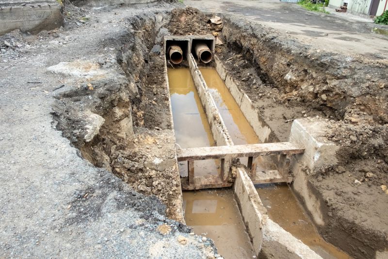 Water Line Excavation