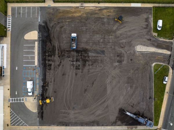 Parking Lot Excavation in Gallatin